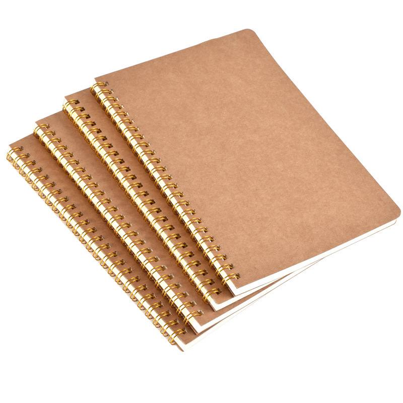 Notebook Dotted A5 - Cuaderno A5, diario, cuadrícula Kraft mediana,