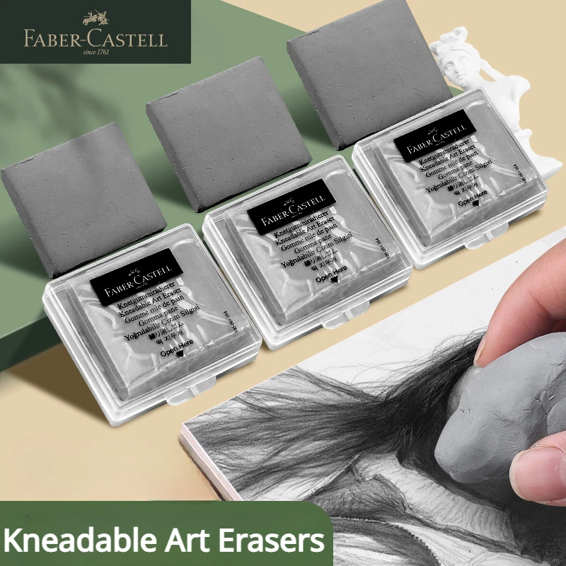 Rubber Eraser Kneaded - Faber-Castell 2 gomas de borrar amasadas
